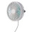 Ventilatore elettrico portatile per auto con luce LED integrata (bianco) 1