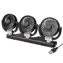 Gaothrán Rothlach Trí-Cheann Gluaisteáin Gaothrán Fillte 3-Bhealach Gluaisteáin, Stíl: Port USB 5V