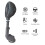 Car Suction-Cup Fan: Versatile for Dashboard, Desktop, Dorm, Office, or Kitchen Use (Black) 2