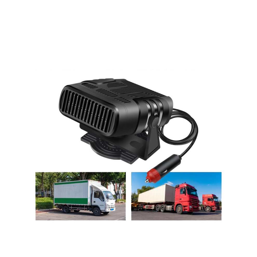 24V Car Heater Cold And Warm Wind Defrosting And Snow Demister Black 6083684313349