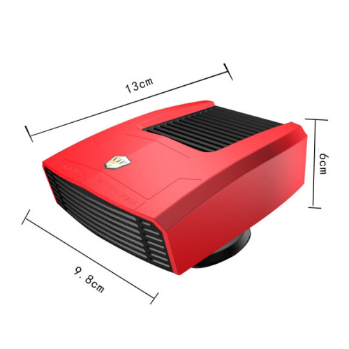 8265 Riscaldatore e raffreddatore per auto: sbrinatore e antiappannatore per parabrezza (12V, rosso) 1