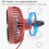 Ventilatore elettrico portatile per auto con luce LED integrata (bianco) 3