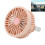 Car Air Vent Fan: Multifunctional, USB-Powered, with Mini LED Light (Pink) 1