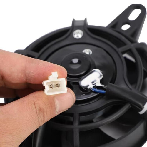 Motorrad-Kühlventilator ATV Strandauto Kaltwassertank Kühler (Schwarz) 2