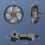Car Rear USB Silent Three-Speed Adjustable Fan(Black) 2