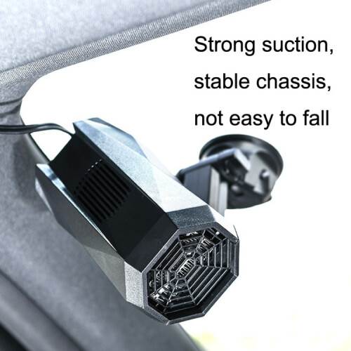 12V Convenient Car Heater Defrosting Snow Defogger(Black) 2