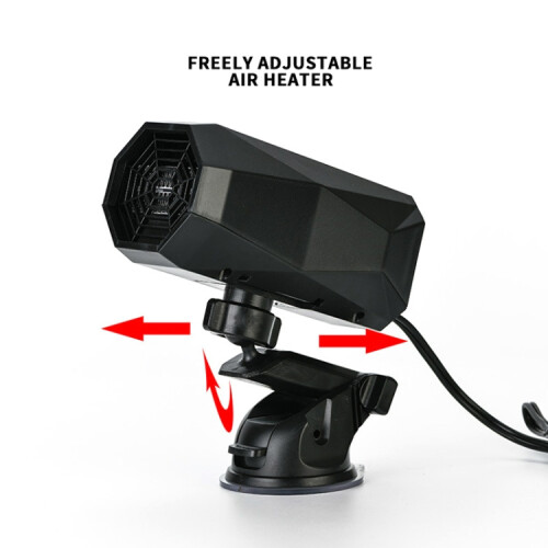 12V Convenient Car Heater Defrosting Snow Defogger(Black) 2