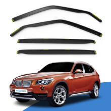 BMW X1 E84 20092014 5 Door SUV Wind Deflectors 4pc Edgevisors Tinted