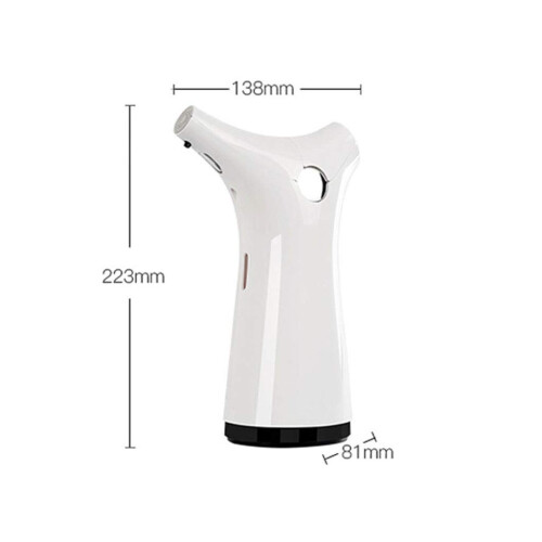 Automatic Soap Dispenser 220ml Touch with Smart Motion Sensor and Elegant Branch Design Silver 1