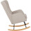 Seconique Hayden Rocking Chair - Beige Fabric 5
