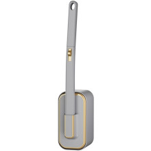 Disposable Toilet Brush Set with Fragrance Brush Heads, Hidden Storage Design and 24 Replacement Heads