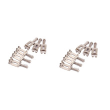 Chrome Roller Bridge Saddles for Electric Guitar, Narrow Spacing Tremolo Set, Smooth Tuning