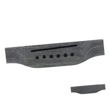 Acoustic Guitar Bridge Replacement with Durable Solid Wood for Clearer Tone and Smooth Playing