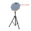Drum Practice Pad with Stand, Silent Rubber Surface, Controlled Rebound, Durable Anti Slip Base 2