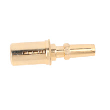 Trombone Pressure Relief Valve Brass Gold