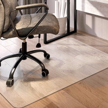 Chair Mat for Hardwood Floors, Durable PVC Floor Protector with AntiSlip and Smooth Rolling Surface