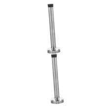 2pcs Stainless Steel Wall Mounted Door Stopper Set, Weatherproof Noise Reduction Bumper for Home and Office
