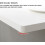 Wall Mounted Folding Table 60x50cm White Floating Desk, SpaceSaving Fold Down Workbench for Home Office 3