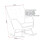 Seconique Hayden Rocking Chair - Dark Grey Fabric 8