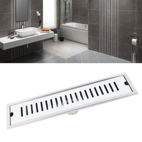 304 Stainless Steel 40cm Rectangular Floor Drain