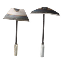 2pcs Steel Garden Hand Hoe Set for Weeding Digging and Soil Loosening Lightweight Gardening Tool
