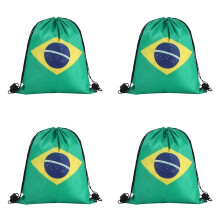 Bundles Of 4 Tear Resistant Polyester Bags Decorated-Brazil