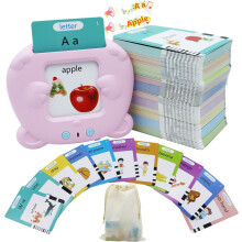 Deutsch+Englisch 510 Wörter Alphabet Zweisprachige sprechende Lernkarten für Kleinkinder von 3-8 Jahren, Buddy Therapiespielzeug für Autisten