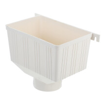 Rainwater Diverter and Downspout Adapter with Built‑in Strainer for Efficient Water Collection