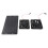 20W Solar Powered Dual Fan 12V ABS 27.5x17cm Kit 1