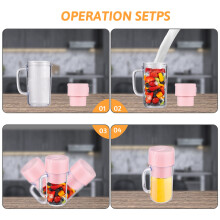 Mini Blender for Shakes, USB-C 340ml