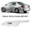 Corolla  Rear Left Glass Lift Switch Bezel Silver Trim Panel Cover 3