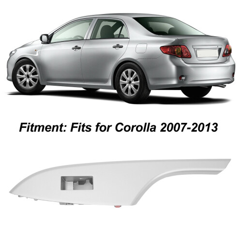 Corolla  Rear Left Glass Lift Switch Bezel Silver Trim Panel Cover 2