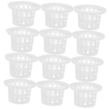 50pcs Hydroponic Net Pots for Plants, Durable Plastic Mesh Grow Cups with Enhanced Root Aeration