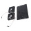 20W Solar Powered Dual Fan 12V ABS 27.5x17cm Kit 13