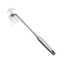 Garden Weeder Tool Stainless Steel Weed Puller with Ergonomic Handle for Lawn Yard and Farm 5 Teeth