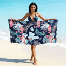 (亚马逊同款STYQ-032, 90*180cm) Printed Microfiber Beach Towel, Quick Dry Absorbent Swimming Towel, Custom Logo Design Available Fast Drying