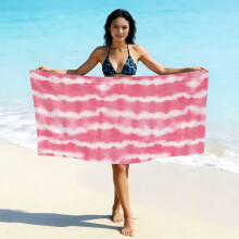 (亚马逊同款STYQ-095, 70*140cm) Printed Microfiber Beach Towel, Quick Dry Absorbent Swimming Towel, Custom Logo Design Available Fast Drying