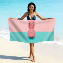 (亚马逊同款STYQ-103, 70*140cm) Printed Microfiber Beach Towel, Quick Dry Absorbent Swimming Towel, Custom Logo Design Available Fast Drying
