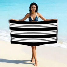 (亚马逊同款STYQ-052, 90*180cm) Printed microfiber beach towel - quick drying absorbent swimming towel
