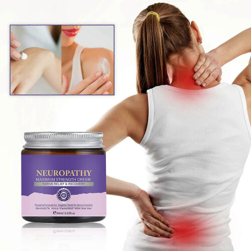 (2pcs)Neuropathy Nerve Relief Cream-Maximum Strength Cream For Foot, Hands, Leg 1