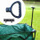 Folding Wagon Handle Replacement with Oval Clip, Ergonomic Push Handle for Garden Cart 4