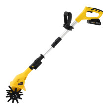 20V Cordless Tiller Electric Garden Cultivator with Durable Steel Blades and LongLasting Battery Power
