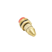 Copper Misting Sprinkler Nozzle 1/4 Inch Brass Mist Cooling System, Adjustable 360 Spray, Low Pressure