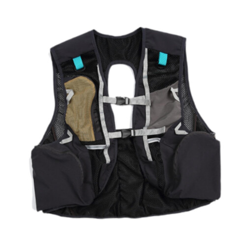 Lightweight Running Hydration Vest Backpack with Breathable Mesh and Multiple Pockets, Black L