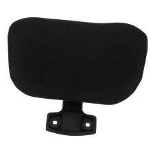Office Chair Headrest Pillow with Ergonomic Neck Support, Adjustable Memory Foam Cushion, Black 27x16CM