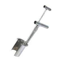 Stainless Steel Bulb Planter Tool with Ergonomic Handle for Easy Garden Transplanting and Digging
