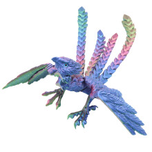 Precisions 3D-gedruckte bewegliche Phönixskulptur,-Bunt
