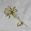 Wunderschöne Brosche in Distelform, leichtes Accessoire, 4