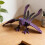 Artistic Movable Phoenixes Sculpture 3D Printed-Green 4