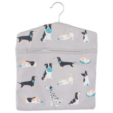 Beldray Peg Bag Dog Print Hanging Hook for Storage Reusable IndoorOutdoor Use
